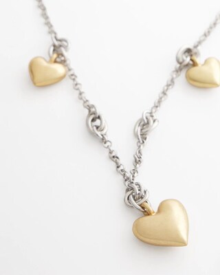Single-Strand Heart Necklace click to view larger image.