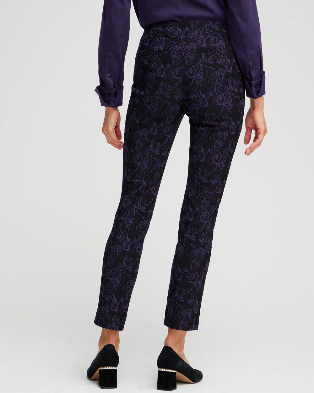 Petite Brigitte Floral Ankle Pants