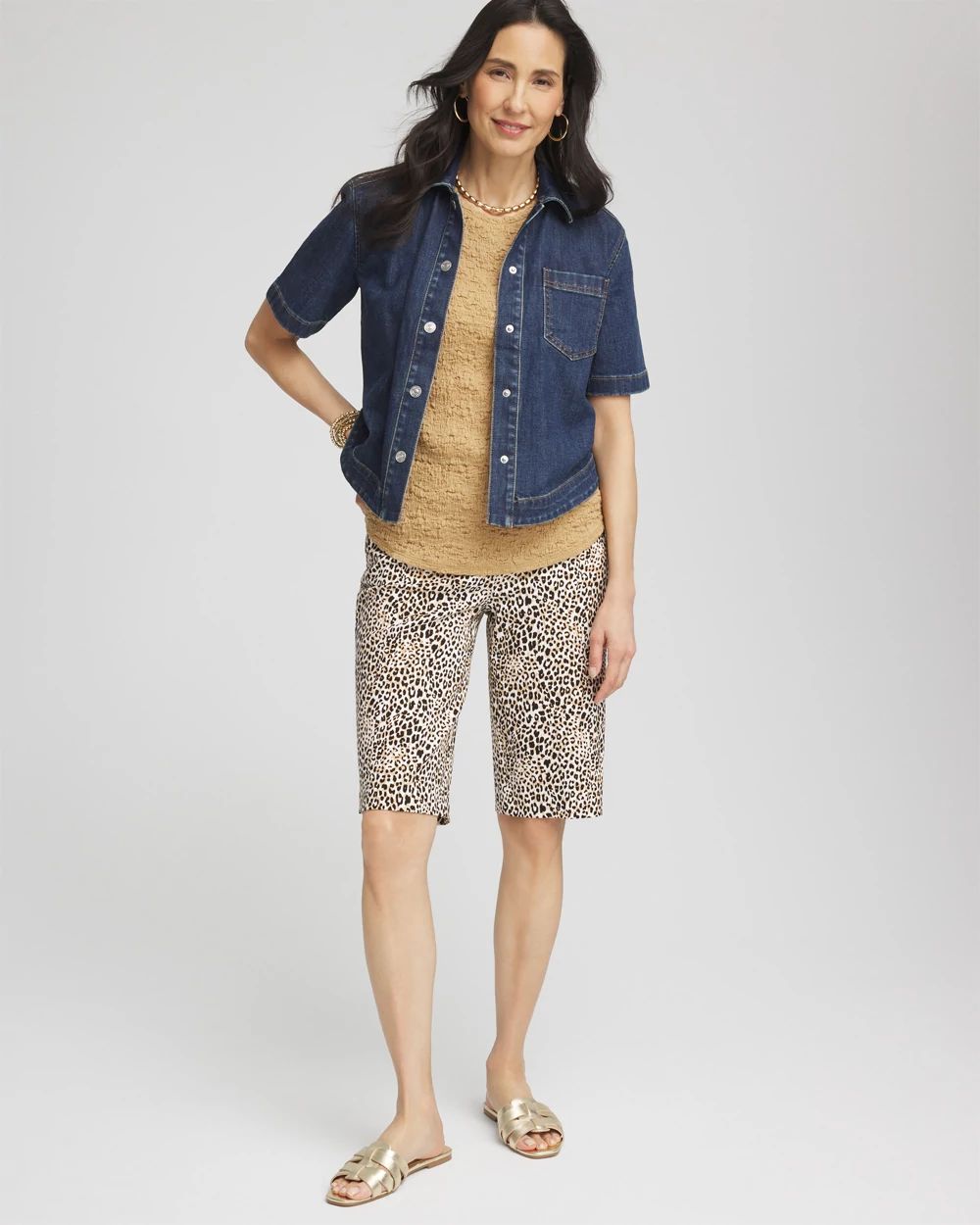 Animal Print Brigitte™ Slim Shorts