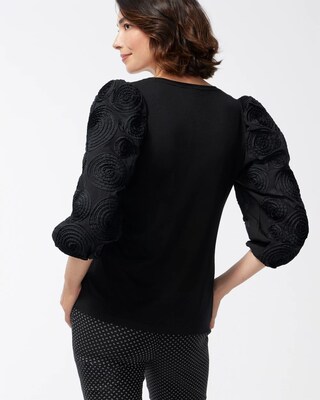 Rose Applique Top