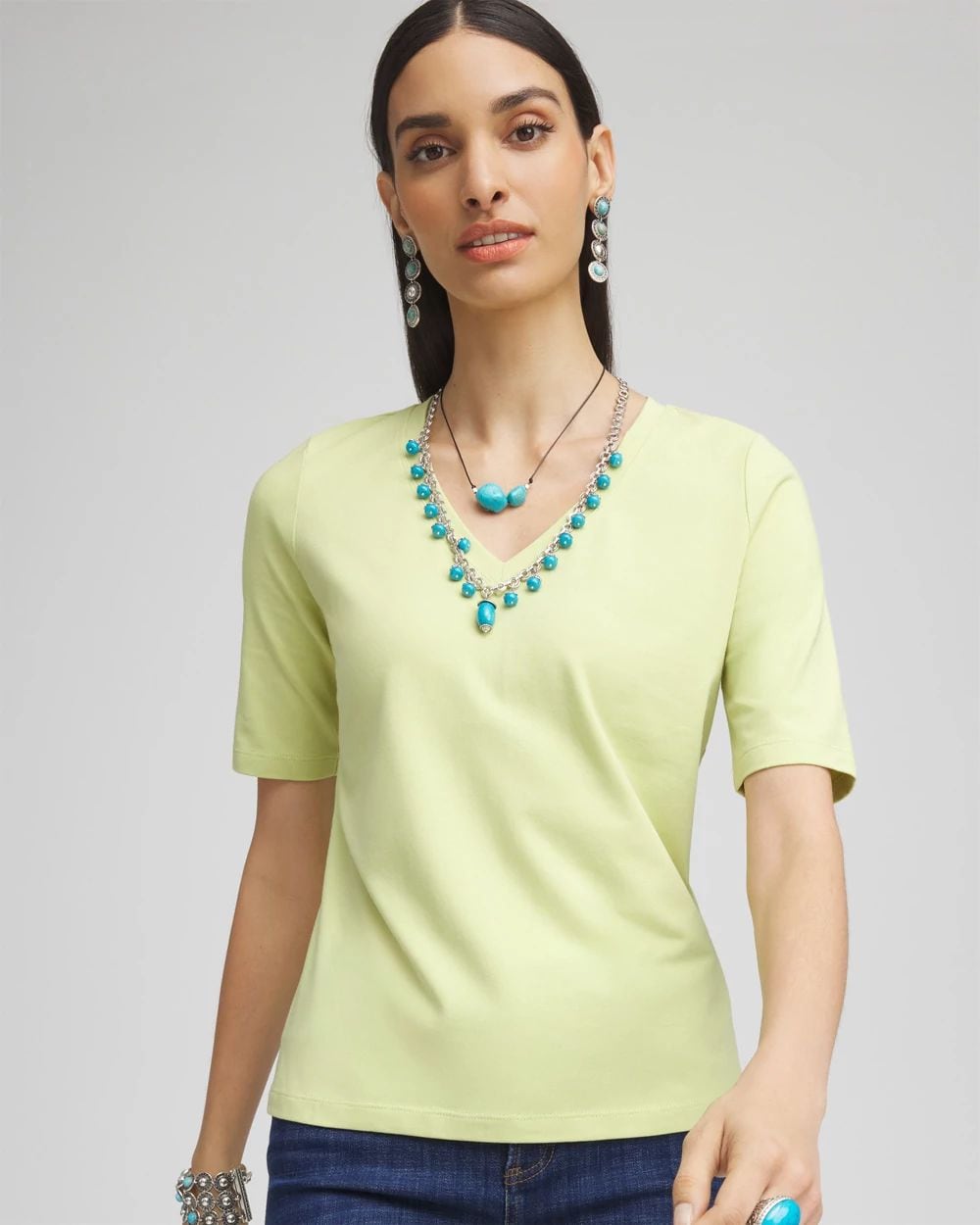 Elbow-Sleeve Perfect Tee