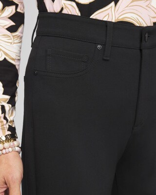 Petite High Rise Wide Leg Ponte Pants click to view larger image.