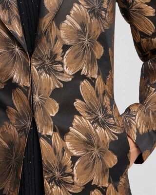 Floral Jacquard Topper