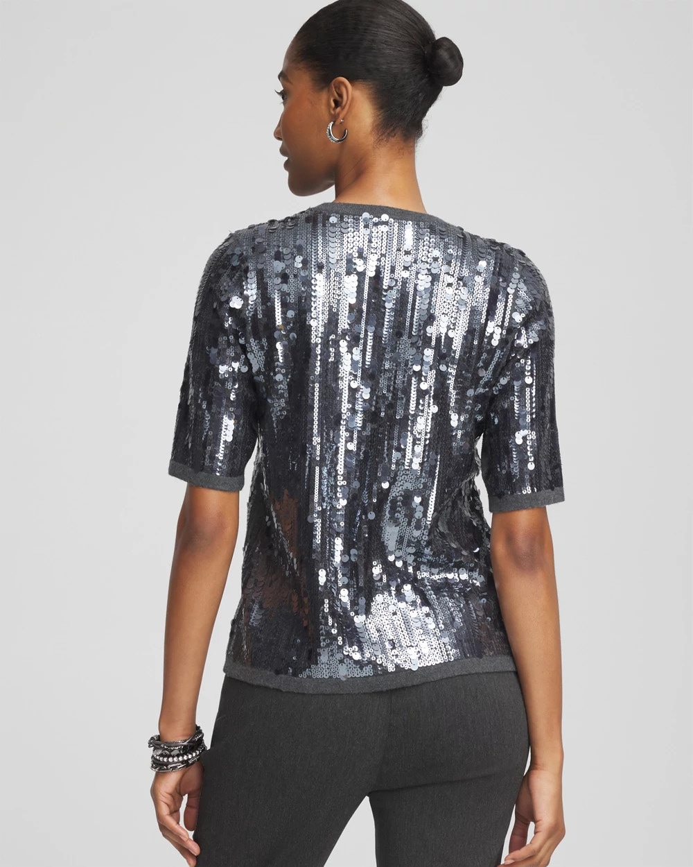 Sequin Pullover Sweater