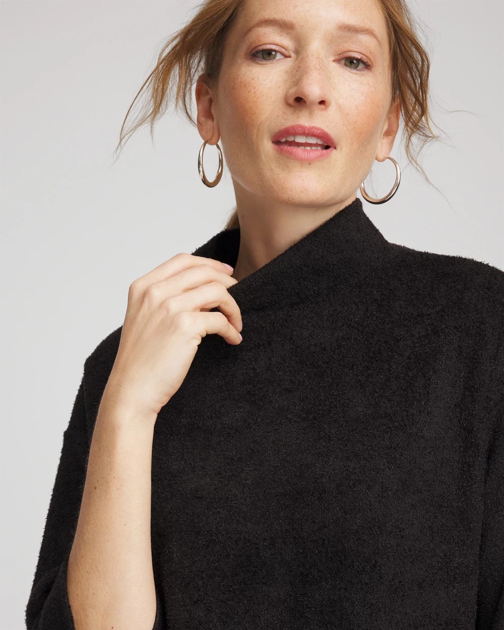 Jacquard Cozy Turtleneck