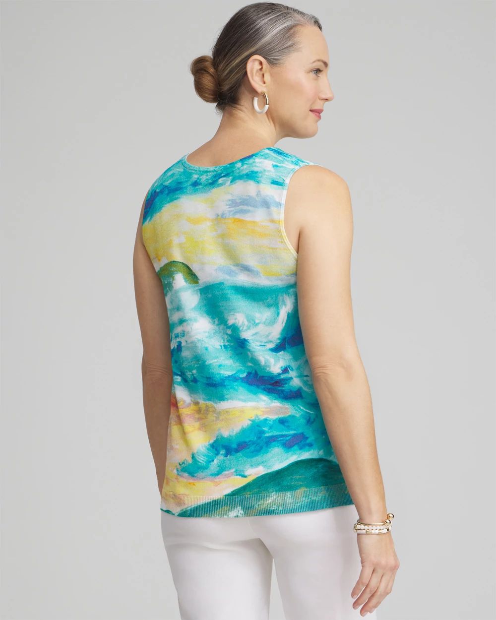 Spun Rayon Watercolor Tank