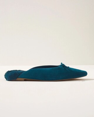 Suede Ballet Slides