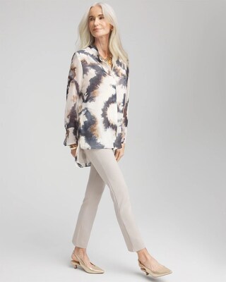 Juliet Ponte Trim Detail Ankle Pants click to view larger image.