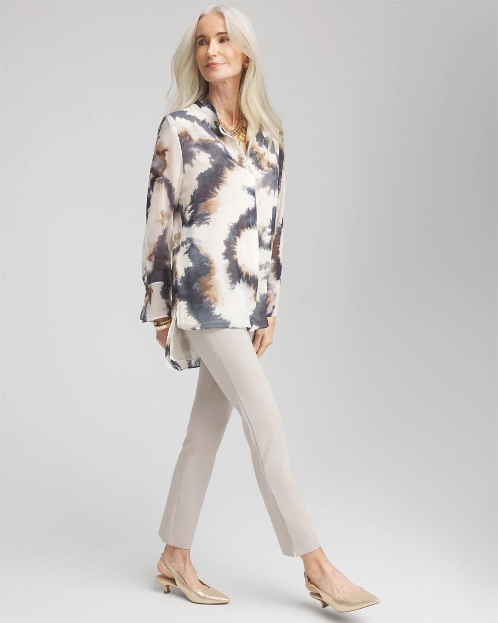 Juliet Ponte Trim Detail Ankle Pants