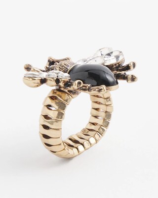 Embellished Bee Ring