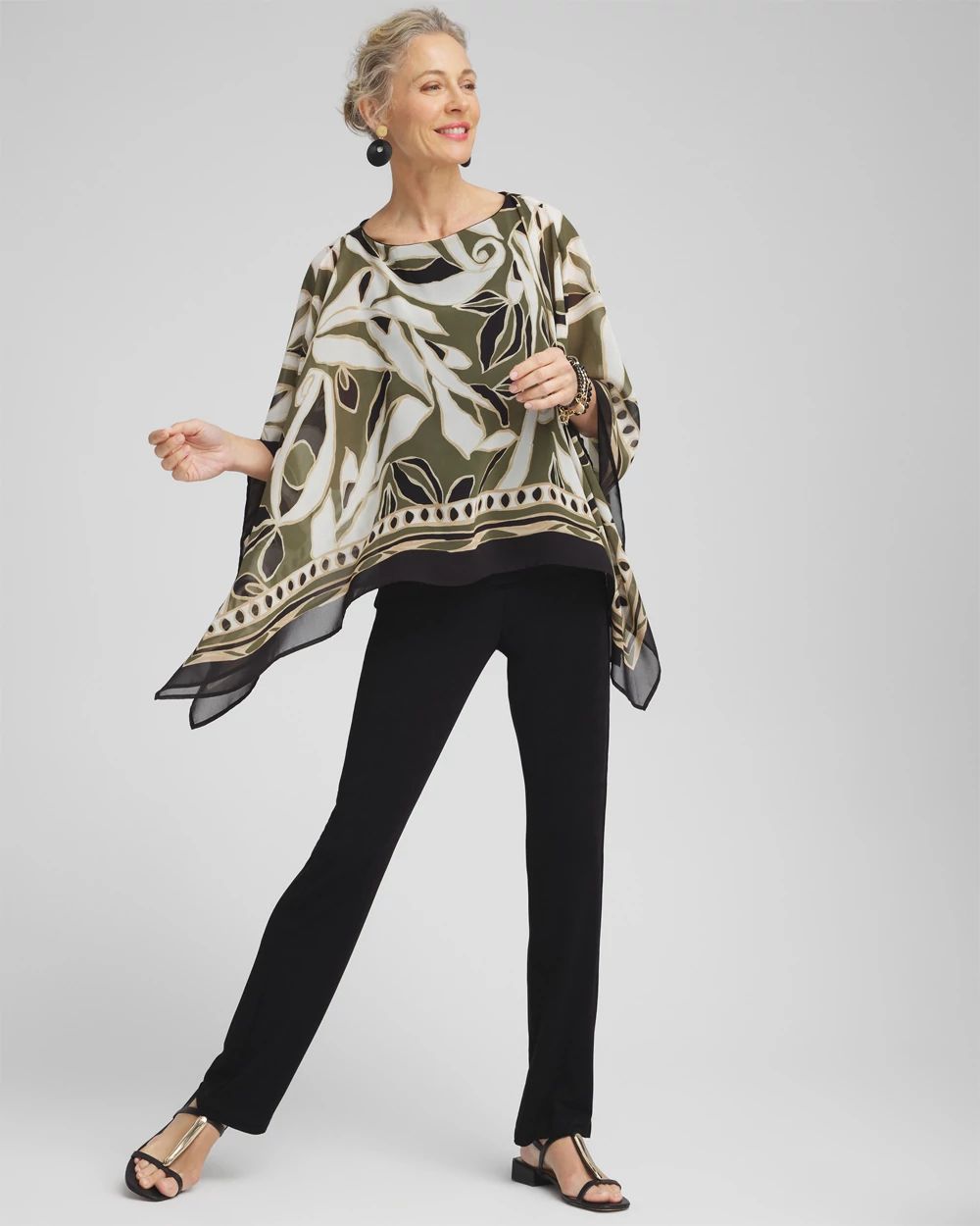 Travelers™ Paisley Chiffon Layer Top