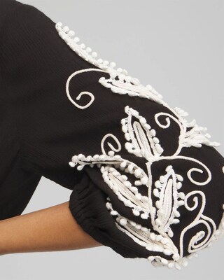 Embroidered Coverup Dress click to view larger image.