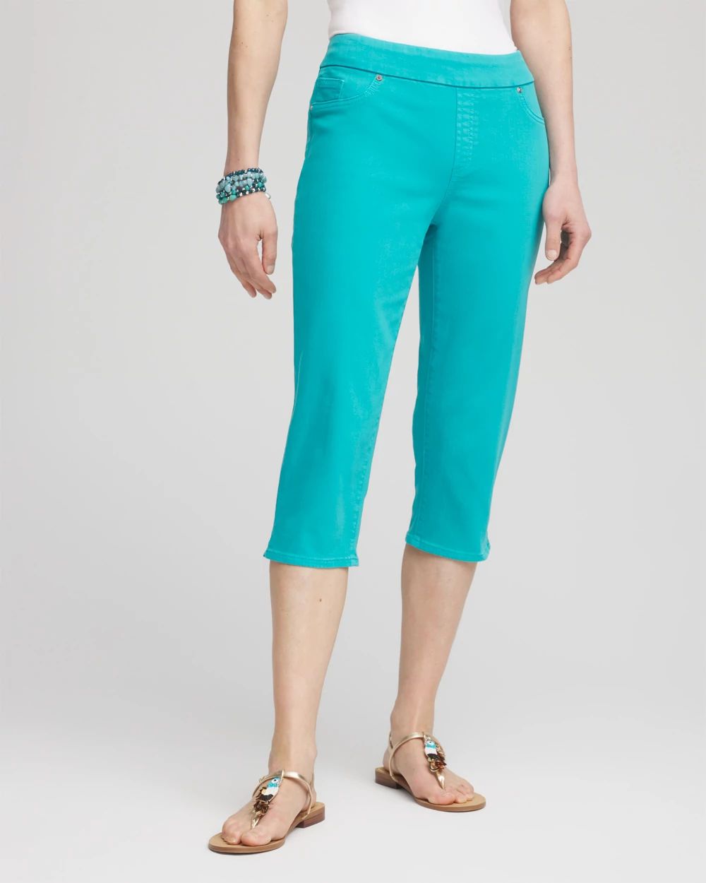 17 Pull-On Capri Jeans