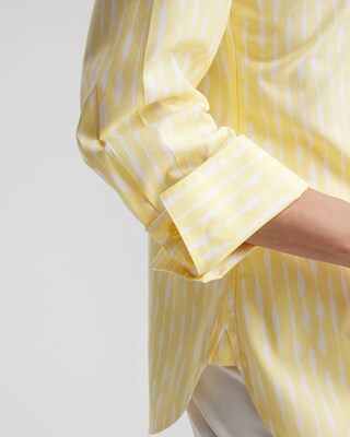 No Iron™ Golden Striped Shirt click to view larger image.