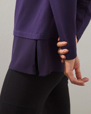 Zenergy French Terry Mix Tunic