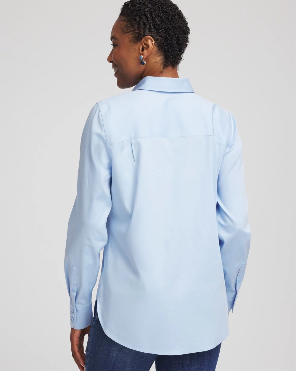 No Iron™ Stretch-Sateen Shirt