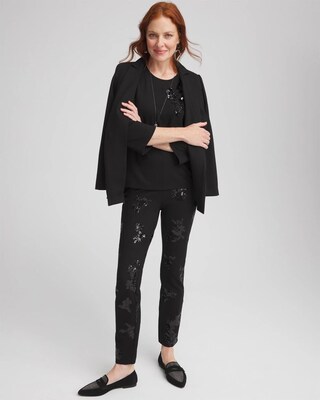 Embellished Ponte Top click to view larger image.