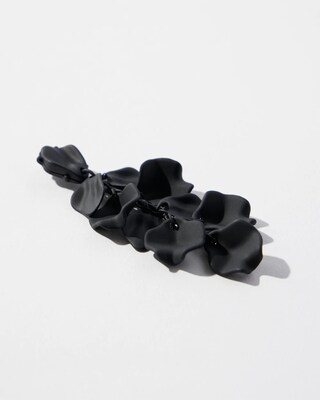 Black Cluster Earrings