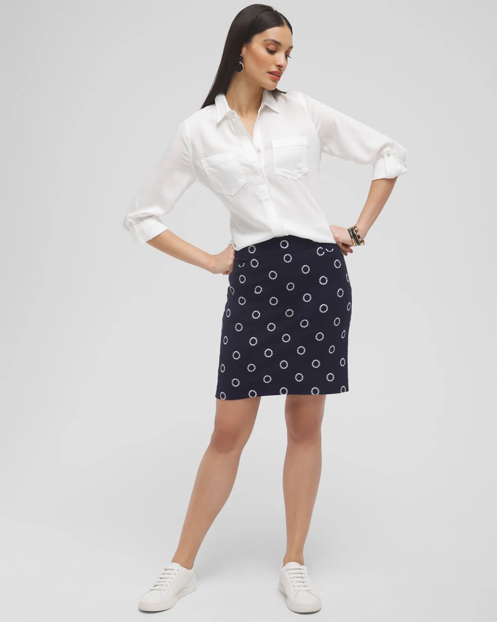 Brigitte Embroidered Skort