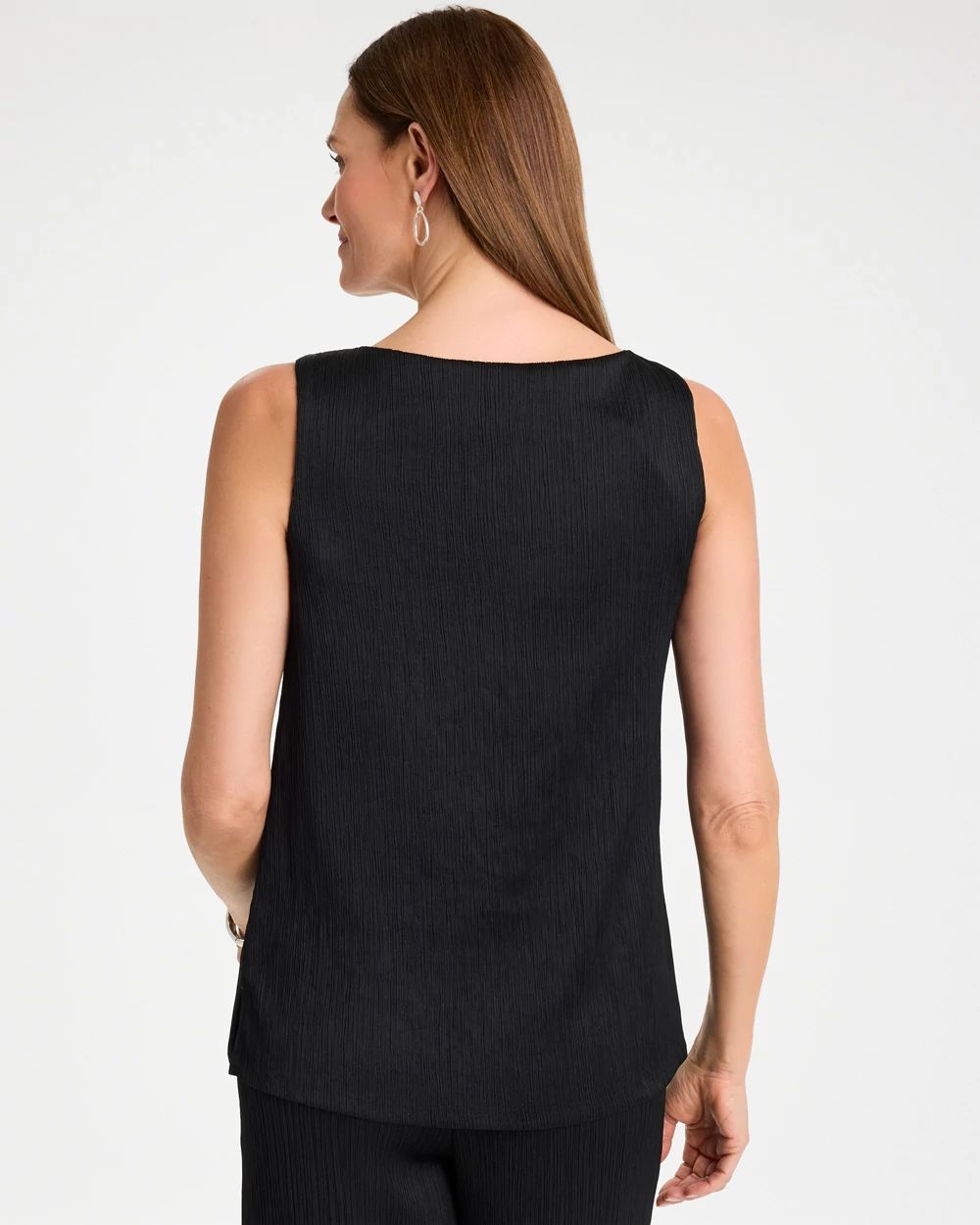 Travelers™ Crinkle Satin Textured Tank
