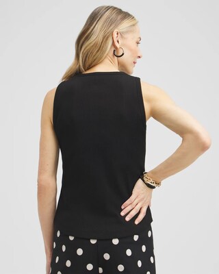 Ribbed High Neck Tank click to view larger image.
