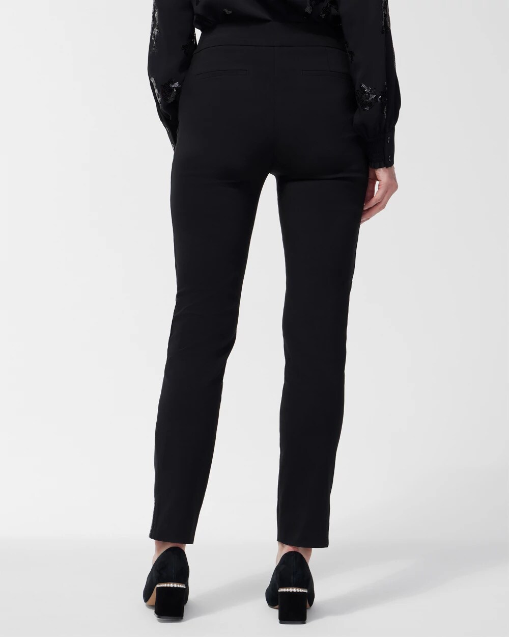 Brigitte Beaded Detail Ankle Pants