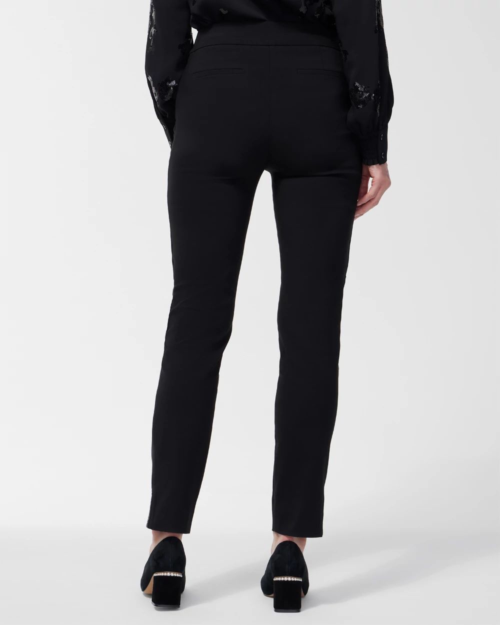Brigitte Beaded Detail Ankle Pants