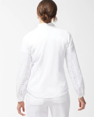 Zenergy Neema White Eyelet Jacket