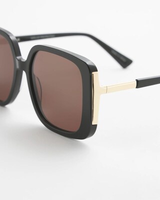 Black Square Sunglasses