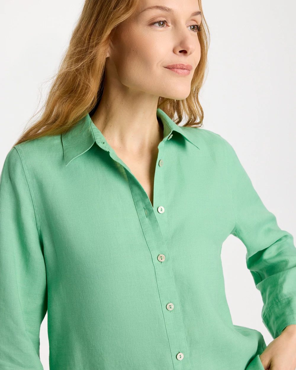 No Iron™ Linen Shirt click to view larger image.