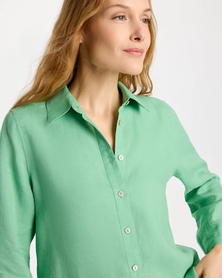 No Iron™ Linen Shirt click to view larger image.