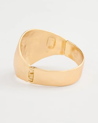 Textured Hinge Cuff Bracelet click to view larger image.