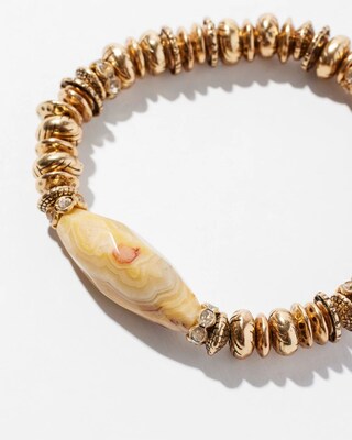 Agate Hero Stretch Bracelet
