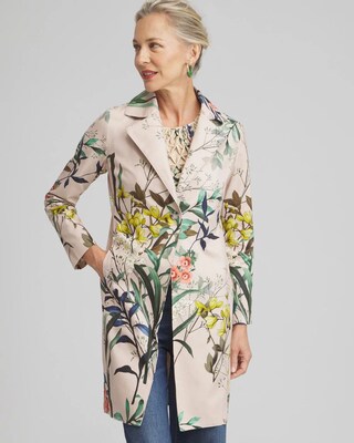 Petite Floral Cotton Stretch Topper