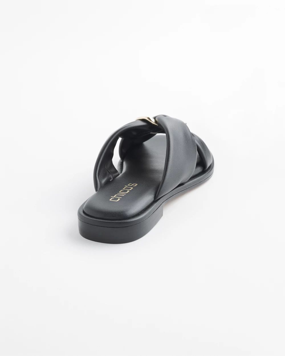 Black Leather Sandals