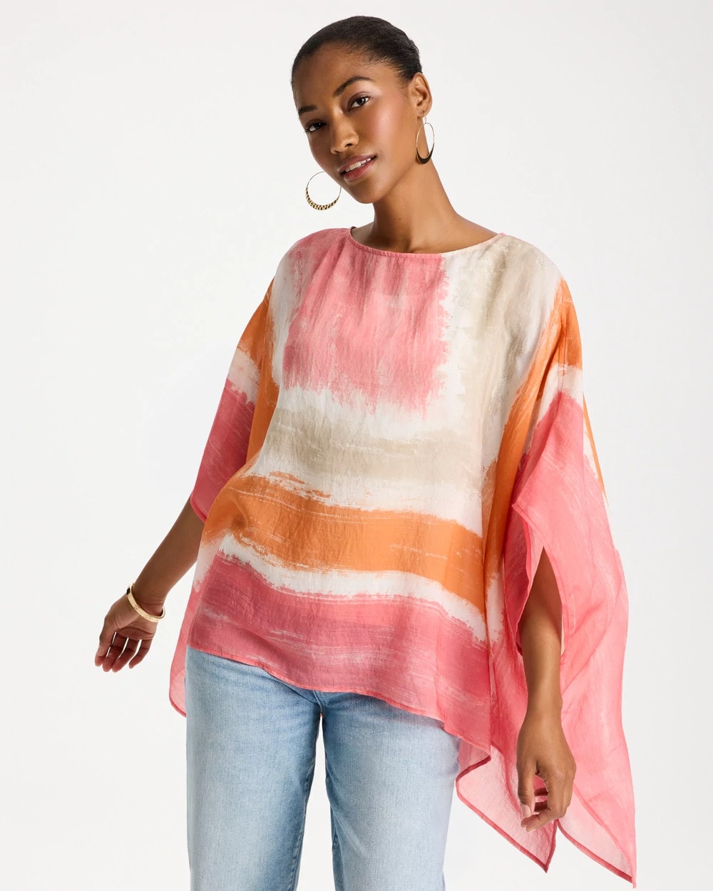 Printed Poncho