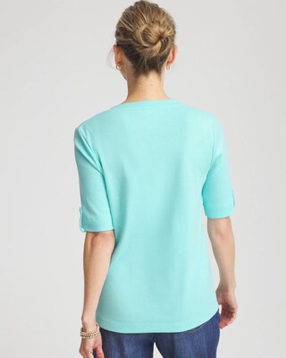 Everyday V-Neck Pima Tee click to view larger image.