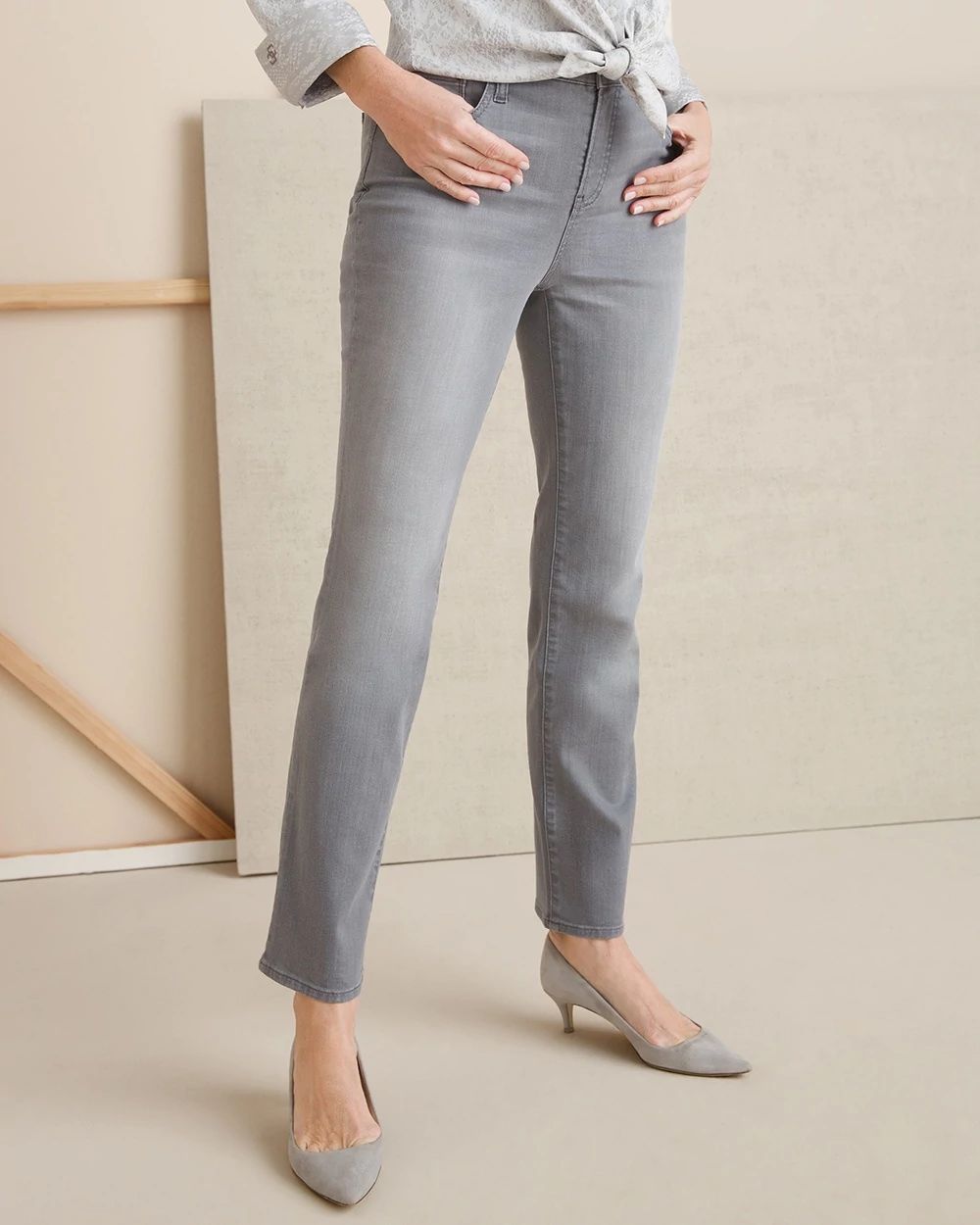 So Slimming Girlfriend Ankle Jeans