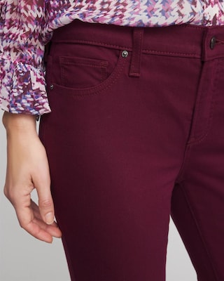 So Slimming Girlfriend Ankle Jeans click to view larger image.