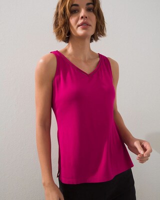 Touch of Cool Eyelet Tank