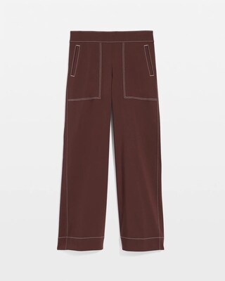 Petite Brigitte™ Utility Wide-Leg Cropped Pants click to view larger image.
