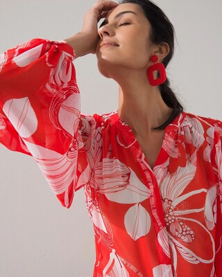 Floral Print Blouse