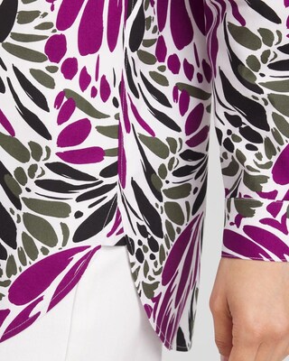 No Iron™ Stretch Floral Tunic click to view larger image.