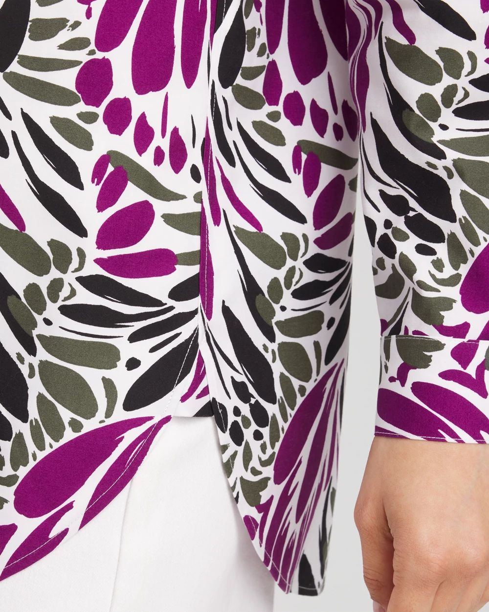 No Iron™ Stretch Floral Tunic