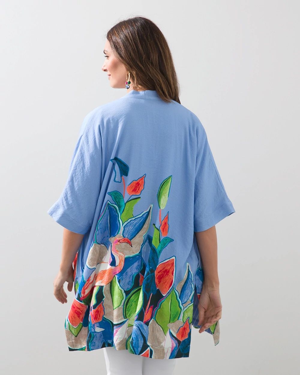Floral Drama Ruana