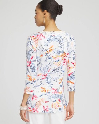 Linen Nautical Embellished Tunic click to view larger image.