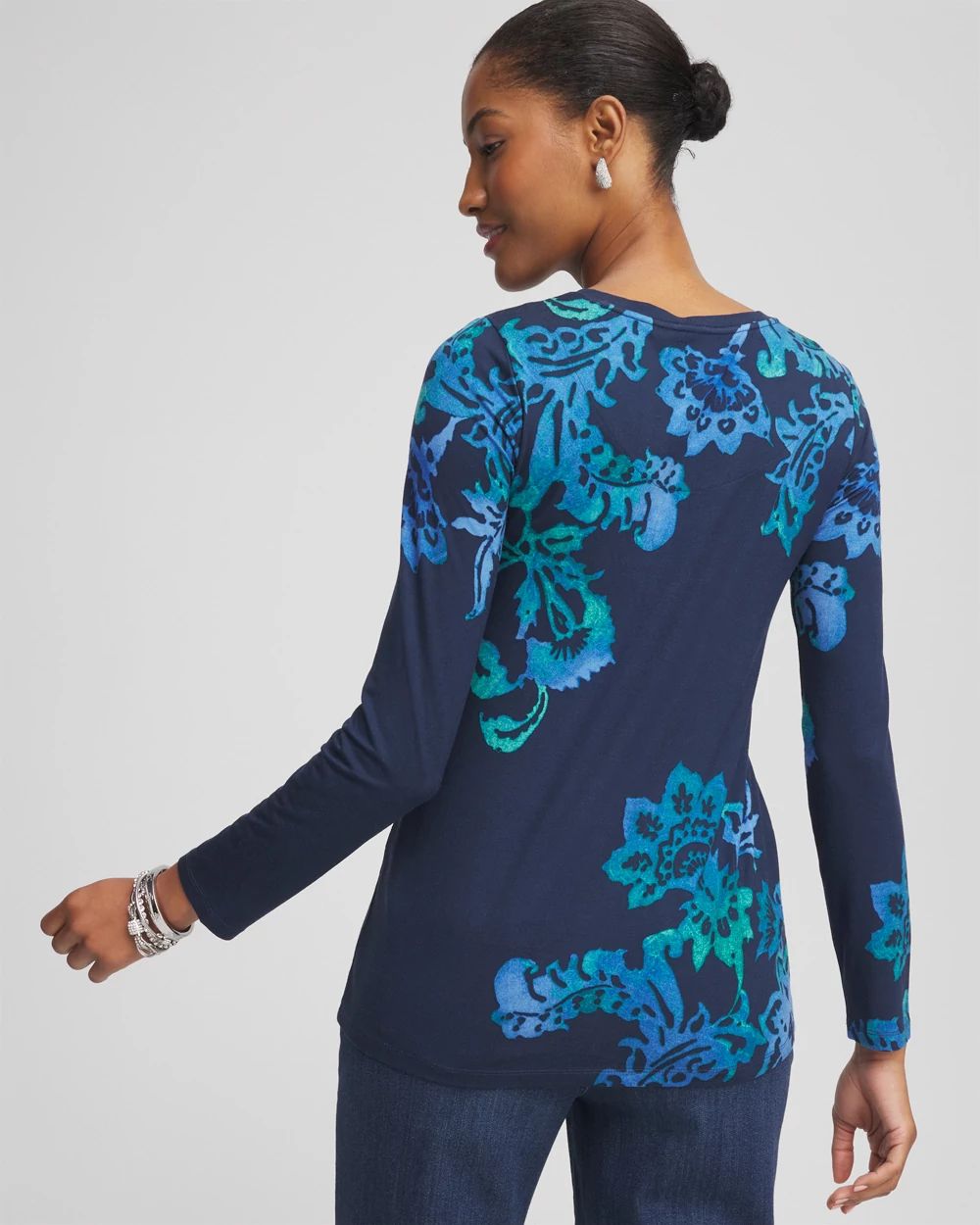 Touch of Cool™ Floral Layering Tee