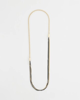 MagneticMix™ Black & Gold Tone Necklace