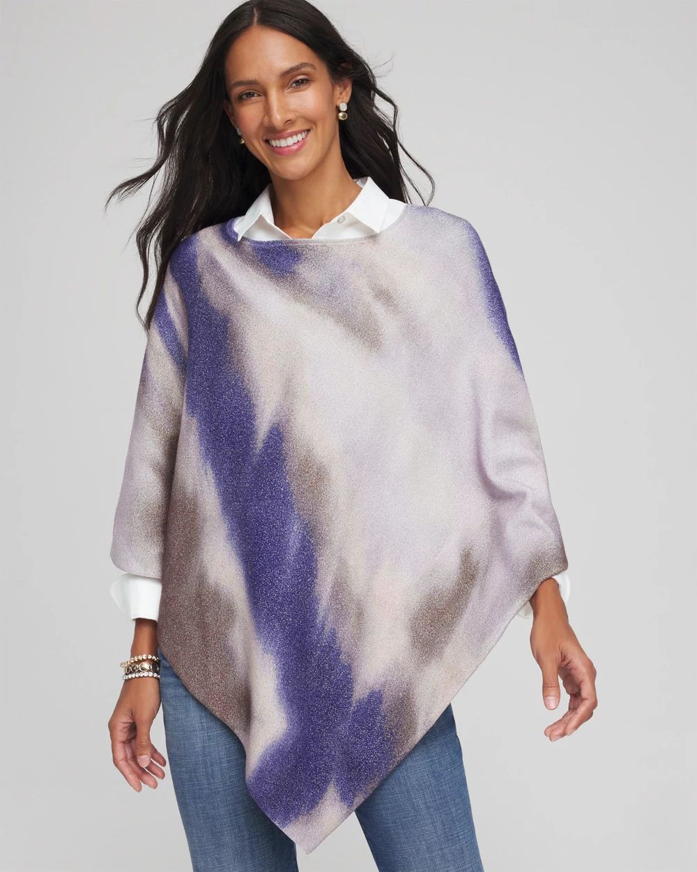 Convertible Knit Poncho click to view larger image.