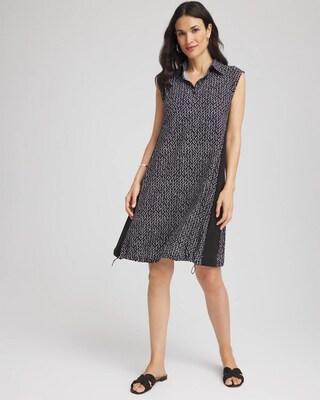 Zenergy® UPF Quick-Dry Printed Bungee Dress